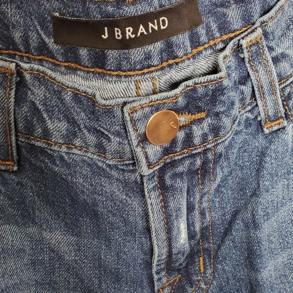 J BRAND Jake Distressed Boyfriend Jeans Broken Size 25 ~ Grunge Punk Streetwear - Picture 6 of 13